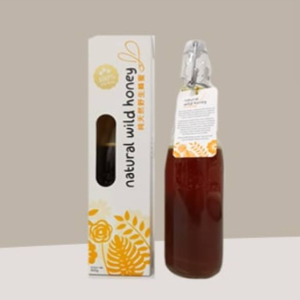 100% Natural Wild Honey - Bottle (600g) - Medium (LG)