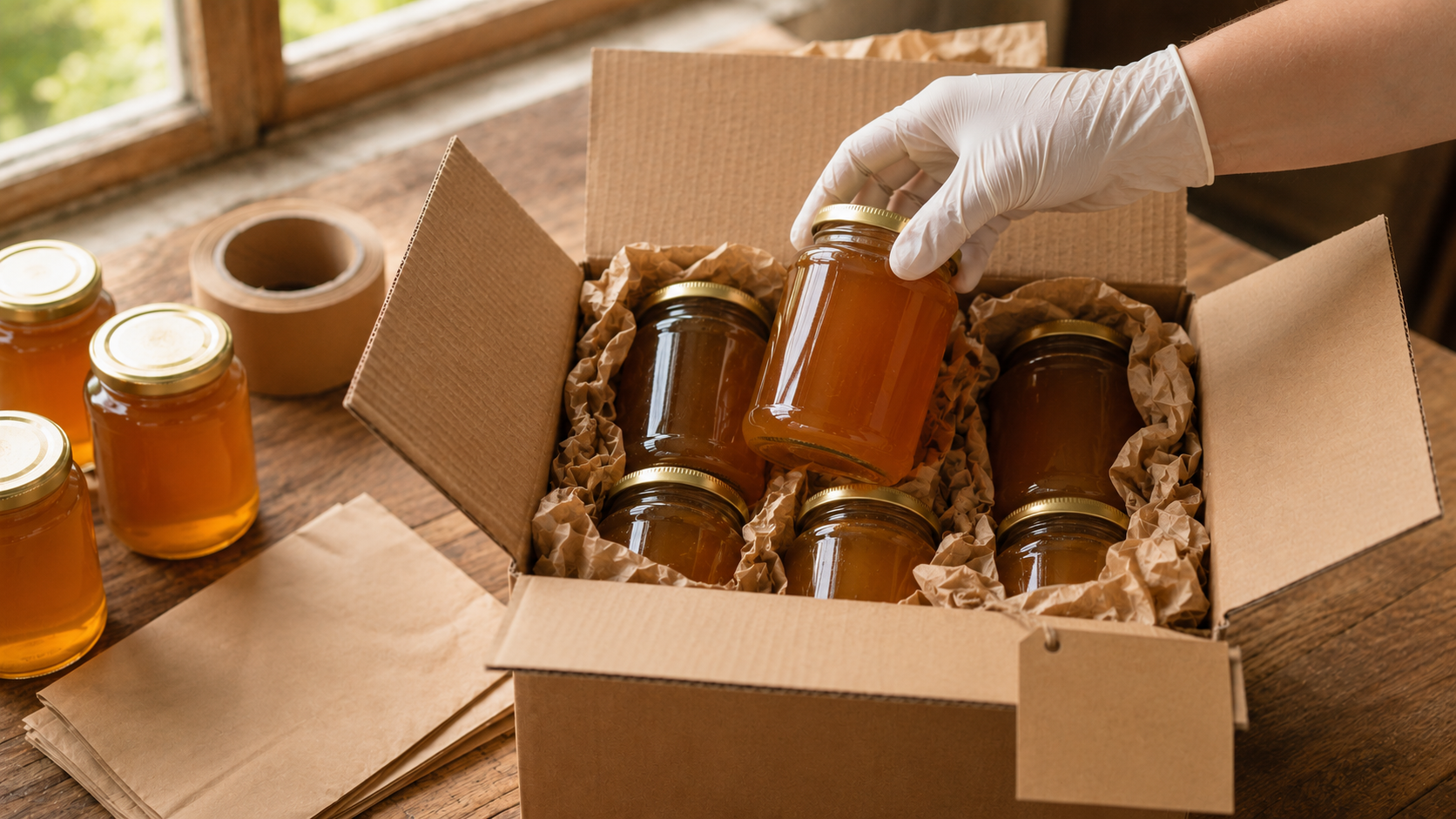 Weekly shipping of Natural Wild Honey orders